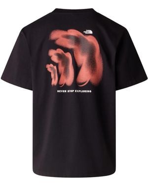 The North Face Loose Printed T-Shirt - Black