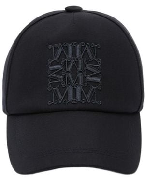 Max Mara Gabardine Water-Repellent Baseball Cap - Blue