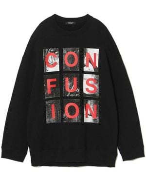 Undercover Graphic-Print Cotton Sweatshirt - Black