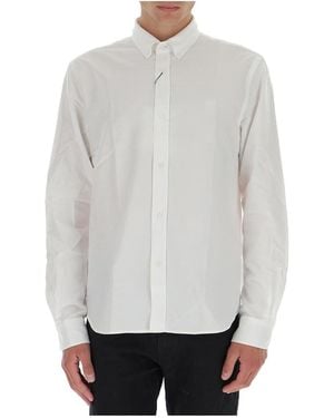 KENZO Embroidered Tiger Buttoned Shirt - Grey