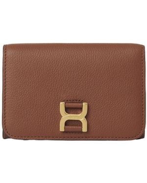 Chloé Chlo Marcie Tri-Fold Wallet - Brown