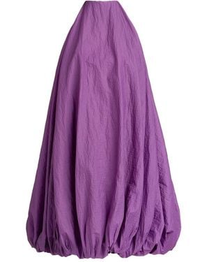 Alaïa Balloon Mini Dress - Purple