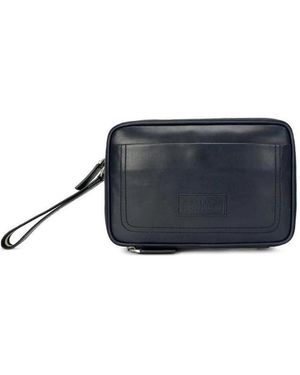 Bally Logo Hand-Held Bag - Blue