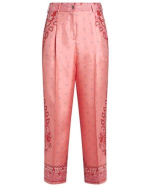Etro Floral-Printed Tailored Trousers