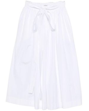 Ermanno Scervino Tie-Waist Midi Skirt - White