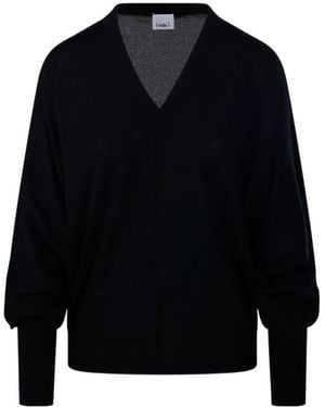Nude V-Neck Jumper - Blue