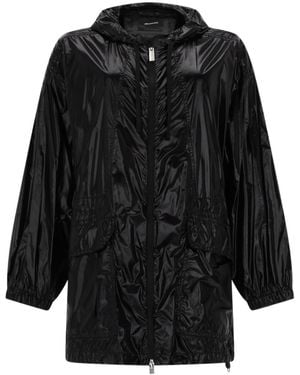 Herno Laminar Drawstring Hooded Jacket - Black