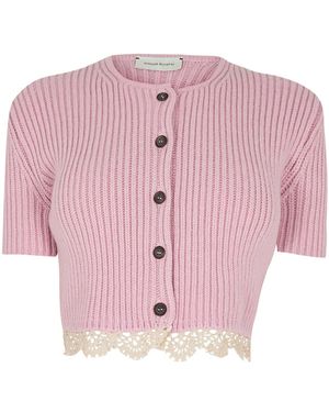 Magda Butrym Simple Knitted Top - Pink