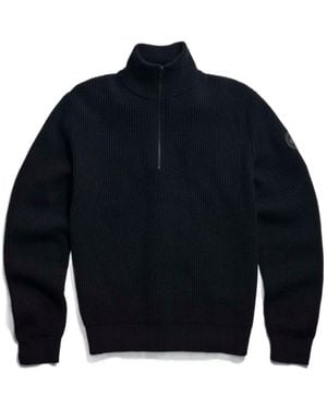 Canada Goose Mckinney Knit Quarter Zip - Blue