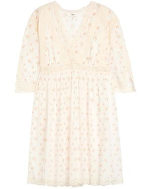 Chloé Floral Dress - Natural