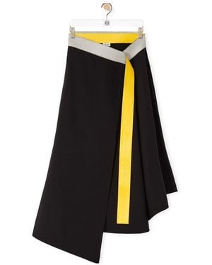 Loewe Wrap Mid-Length Skirt - Multicolour