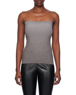 Wolford Fading Shine Tube Top - Grey