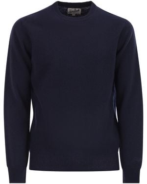 MC2 Saint Barth Ribbed Crewneck Knitwear - Blue