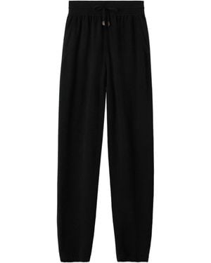 Loro Piana Merano Drawstring Knitted Pants - Black