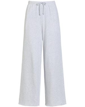 American Vintage Atubay Stretch-Cotton Joggers - White