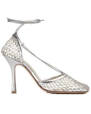 Bottega Veneta Stretch Sandals - White