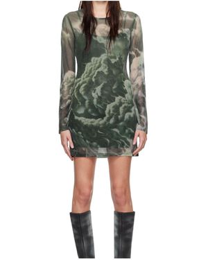 Alexander Wang Round-Neck Dress - Green