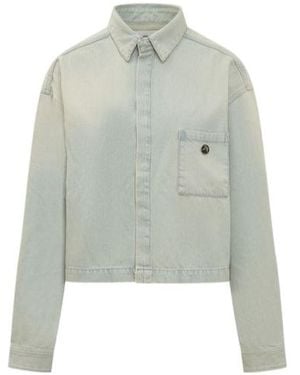 Ambush Boxy Denim Shirt - Grey