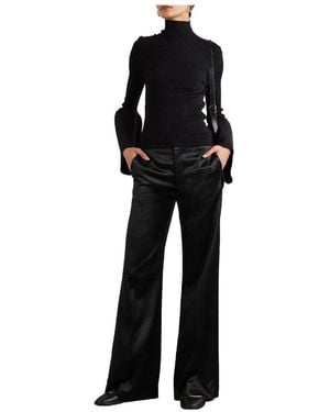 Chloé Chloé Wide-Leg Tailored Trousers - Black