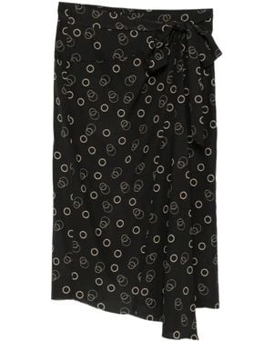 Isabel Marant Asymmetrical Skirt - Black