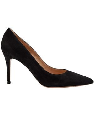 Gianvito Rossi Suede Pumps - Black
