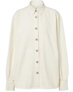 Magda Butrym Denim Shirt - White
