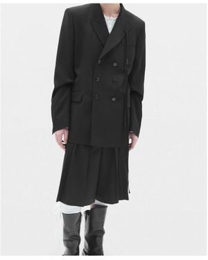 Ann Demeulemeester Waldus Double-Breasted Blazer - Black