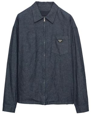 Prada Chambray Shirt - Blue
