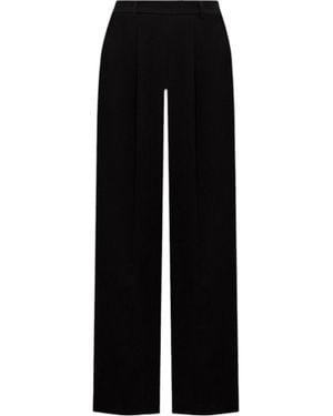Twinset Pleated-Detail Casual Pants - Black