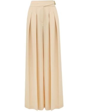 Zimmermann Valiant Wool Buckled Pant - Natural