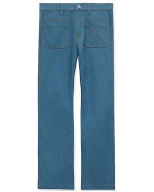 KENZO Straight Pants - Blue