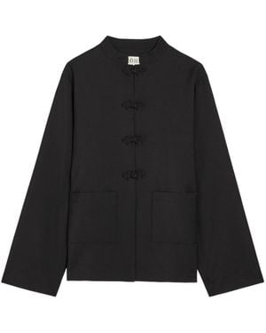 Rohe Pankou-Closure Wool Jacket - Black