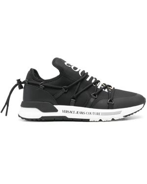 Versace Jeans Couture Couture Logo Lace-Up Trainers - Black