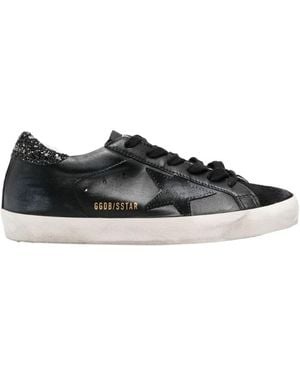 Golden Goose Superstar Low-Top Trainers - Black