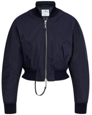 Courreges Bomber Jackets - Blue