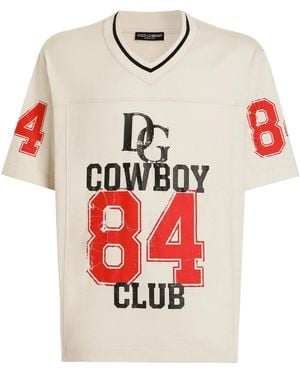 Dolce & Gabbana Short-Sleeved T-Shirt - White