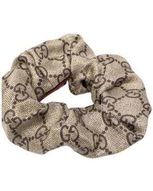 Gucci Silk Elastic With Gg Motif - Metallic