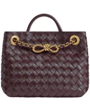 Bottega Veneta Small Andiamo Chain - Purple