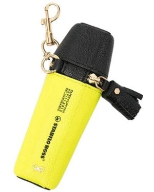 Anya Hindmarch Zipper Keychain - Yellow