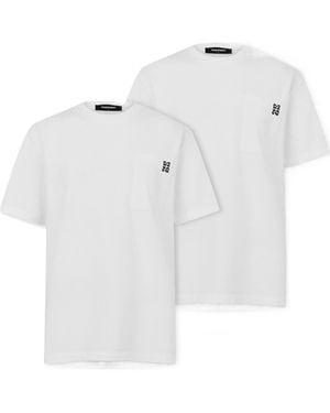 DSquared² Crewneck Shortsleeve Tee - White