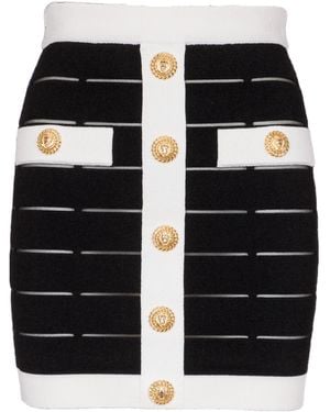 Balmain Short Skirts - Black