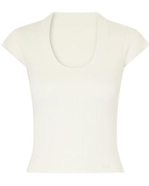 SIR. Crew Neck Short-Sleeved T-Shirt - White