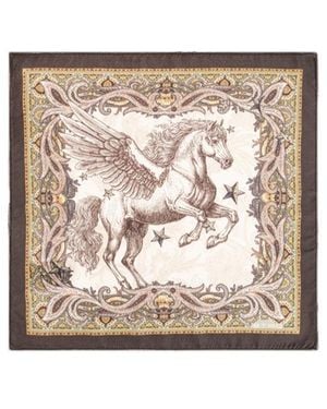Etro Patterned Pocket Square - Natural