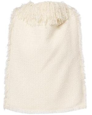 Rohe Fringed Bouclé Top - Natural