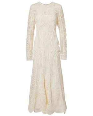 Jonathan Simkhai Embroidered Maxi Dress - Natural