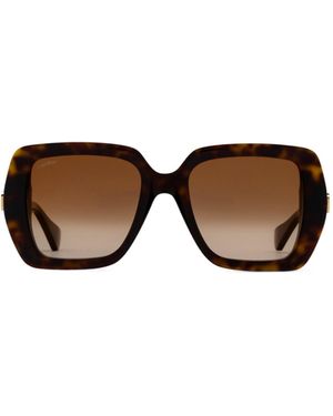 Cartier Square Frame Sunglasses - Brown