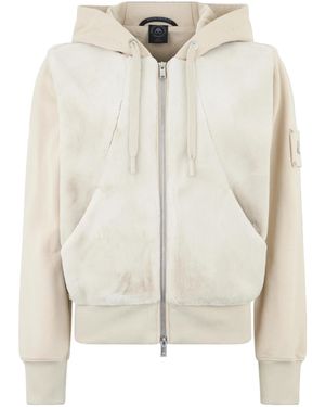 Moose Knuckles Rosylyn Bunny Hoodie - White