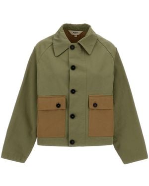 Barena Wide Fit Jacket - Green