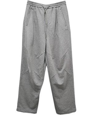 Juun.J Elastic Waist Joggers - Grey