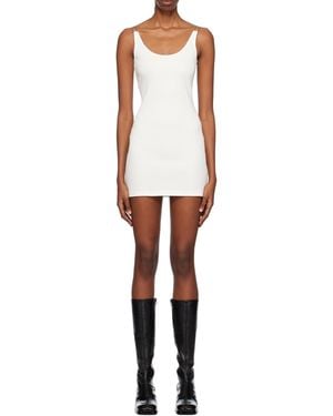 Dion Lee Round-Neck Backless Dress - White